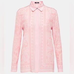 Versace Barocco Silk Shirt Like New
